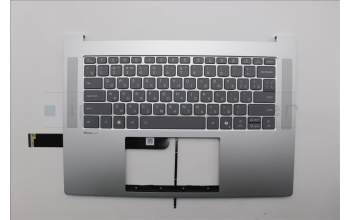 Lenovo 5CB1Q28965 C-Cover with keyboard, Russian, Cloud Grey, Backlight, US