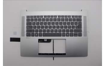 Lenovo 5CB1Q28967 C-Cover with keyboard, Spanish, Cloud Grey, Backlight, UK