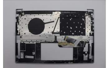 Lenovo 5CB1Q32382 C-Cover with keyboard, Belgian, Cloud Grey, UK