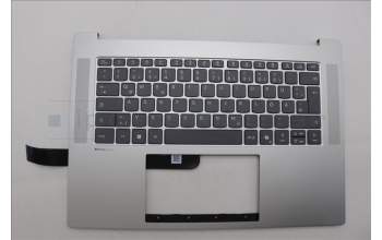 Lenovo 5CB1Q32391 C-Cover with keyboard, German, Cloud Grey, UK