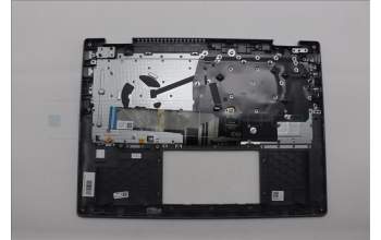 Lenovo 5CB1Q43237 C-Cover with keyboard, Russian, Luna Grey, Fingerprint, US