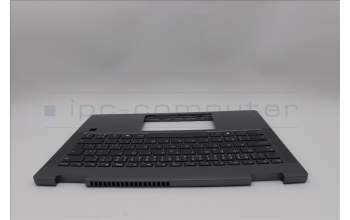 Lenovo 5CB1Q43252 C-Cover with keyboard, Czech Slovakian, Luna Grey, Fingerprint, UK