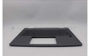 Lenovo 5CB1Q43253 C-Cover with keyboard, Bulgarian, Luna Grey, Fingerprint, UK