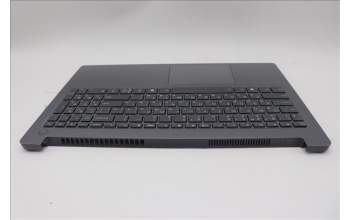 Lenovo 5CB1Q43282 C-Cover with keyboard, Russian, Luna Grey, Backlight, US