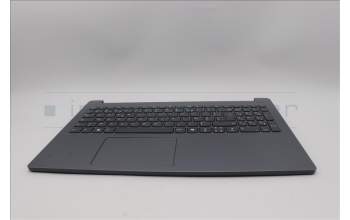 Lenovo 5CB1Q43302 C-Cover with keyboard, French, Luna Grey, Non-Backlight, US
