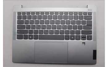 Lenovo 5CB1Q43327 C-Cover with AI keyboard, Greek, Cloud Grey, Backlight, Fingerprint, US