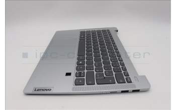 Lenovo 5CB1Q43353 C-Cover with AI keyboard, Czech Slovakian, Cloud Grey, Backlight, Fingerprint, UK