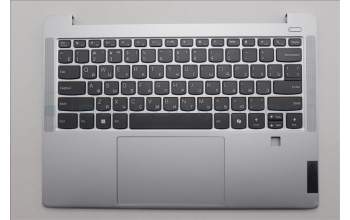 Lenovo 5CB1Q47214 C-Cover with AI keyboard, Russian, Cloud Grey, Non-Backlight, Fingerprint, US