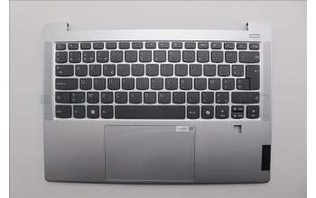 Lenovo 5CB1Q47231 C-Cover with AI keyboard, Belgian, Cloud Grey, Non-Backlight, Fingerprint, UK
