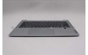 Lenovo 5CB1Q47231 C-Cover with AI keyboard, Belgian, Cloud Grey, Non-Backlight, Fingerprint, UK