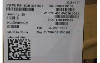 Lenovo 5CB1Q51877 LCD Cover W 83J3 CG OLED