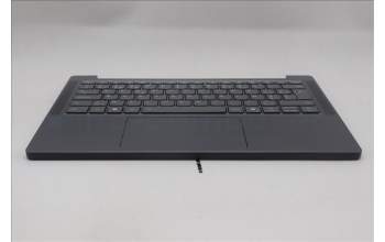 Lenovo 5CB1Q60094 C-Cover with keyboard, Belgian, Luna Grey, Backlight, UK