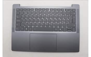 Lenovo 5CB1Q62704 C-Cover with keyboard, Czech Slovakian, Luna Grey, Backlight, UK
