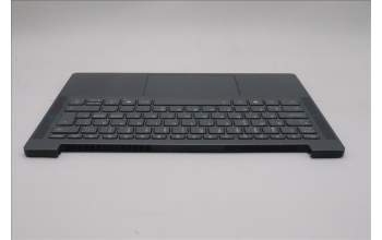 Lenovo 5CB1Q62727 C-Cover with keyboard, Nordic, Luna Grey, Backlight, UK