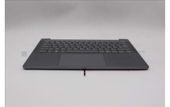 Lenovo 5CB1Q64055 C-Cover with keyboard, Belgian, Luna Grey, Backlight, UK