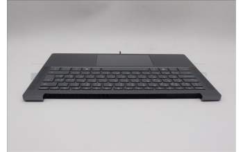 Lenovo 5CB1Q64055 C-Cover with keyboard, Belgian, Luna Grey, Backlight, UK