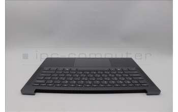 Lenovo 5CB1Q64065 C-Cover with keyboard, Greek, Luna Grey, Backlight, US