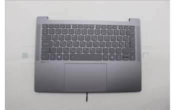 Lenovo 5CB1Q64067 C-Cover with keyboard, Hungarian, Luna Grey, Backlight, UK