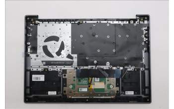 Lenovo 5CB1Q64075 C-Cover with keyboard, Russian, Luna Grey, Backlight, US