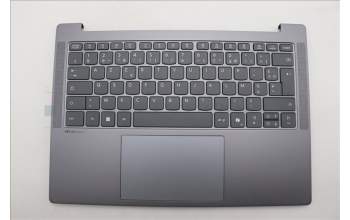 Lenovo 5CB1Q64091 C-Cover with keyboard, French, Luna Grey, Non-Backlight, US