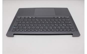 Lenovo 5CB1Q64094 C-Cover with keyboard, German, Luna Grey, Non-Backlight, UK