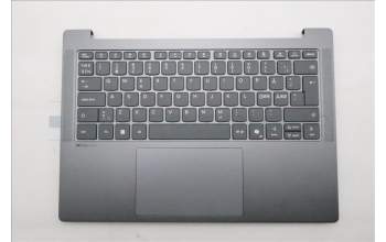 Lenovo 5CB1Q64103 C-Cover with keyboard, Nordic, Luna Grey, Non-Backlight, UK