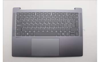 Lenovo 5CB1Q64108 C-Cover with keyboard, Switzerland, Luna Grey, Non-Backlight, UK