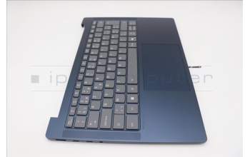 Lenovo 5CB1Q64115 C-Cover with keyboard, Belgian, Cosmic Blue, Backlight, UK