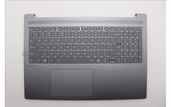 Lenovo 5CB1R07735 C-Cover with keyboard, US English Euro, Luna Grey, Backlight, 3CELL, US