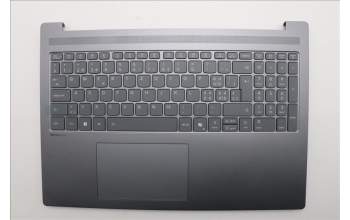 Lenovo 5CB1R07753 C-Cover with keyboard, Switzerland, Luna Grey, Backlight, 3CELL, UK