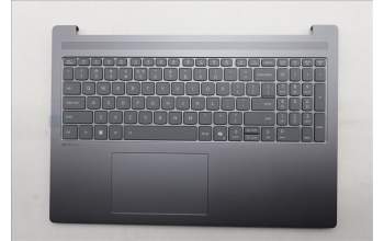 Lenovo 5CB1R07795 C-Cover with keyboard, US English Euro, Luna Grey, Backlight, 4CELL, US