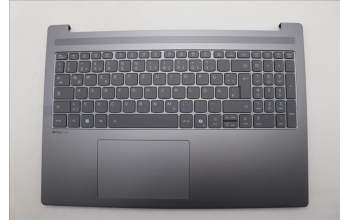 Lenovo 5CB1R07799 C-Cover with keyboard, German, Luna Grey, Backlight, 4CELL, UK
