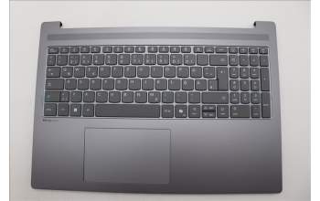 Lenovo 5CB1R07940 C-Cover with keyboard, German, Luna Grey, Non-Backlight, 4CELL, UK