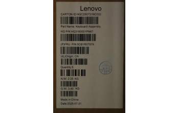 Lenovo 5CB1R07979 C-Cover with keyboard, Nordic, Cosmic Blue, Backlight, 3CELL, UK