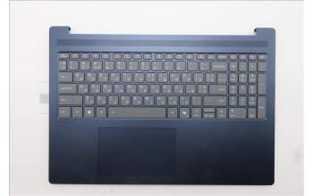 Lenovo 5CB1R07989 C-Cover with keyboard, Ukraine, Cosmic Blue, Backlight, 3CELL, US