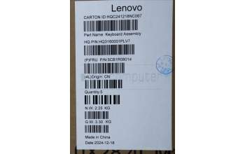 Lenovo 5CB1R08014 C-Cover with keyboard, Switzerland, Cosmic Blue, Non-Backlight, 3CELL, UK