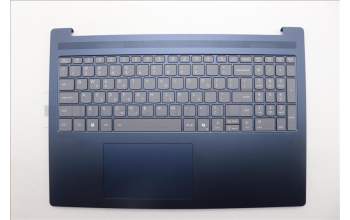 Lenovo 5CB1R08031 C-Cover with keyboard, Greek, Cosmic Blue, Backlight, 4CELL, US