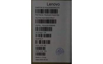 Lenovo 5CB1R08049 C-Cover with keyboard,Ukraine,Cosmic Blue,Backlight,4CELL