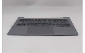 Lenovo 5CB1R08663 C-Cover with keyboard, US English Euro, Arctic Grey, Non-Backlight, H-series, US
