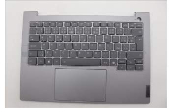 Lenovo 5CB1R08676 C-Cover with keyboard, Czech Slovakian, Arctic Grey, Backlight, H-series, UK