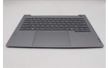 Lenovo 5CB1R08681 C-Cover with keyboard, Arabic, Arctic Grey, Backlight, H-series, US