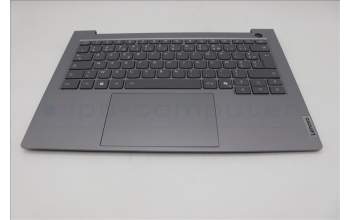 Lenovo 5CB1R08689 C-Cover with keyboard, French, Arctic Grey, Backlight, H-series, US