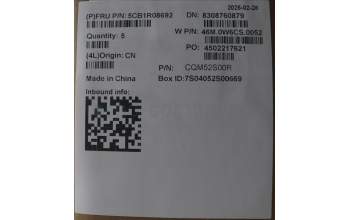 Lenovo 5CB1R08692 C-Cover with keyboard, Slovenian, Arctic Grey, Backlight, H-series, UK