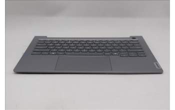 Lenovo 5CB1R08789 C-Cover with keyboard, US English Euro, Arctic Grey, Backlight, U-series, US