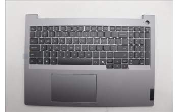 Lenovo 5CB1R08837 C-Cover with keyboard, US English Euro, Arctic Grey, Backlight, H-series, US