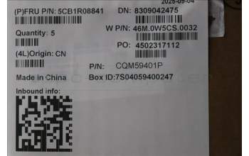 Lenovo 5CB1R08841 C-Cover with keyboard, Portuguese, Arctic Grey, Non-Backlight, H-series, UK