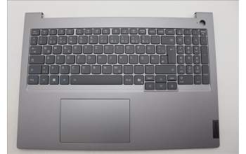 Lenovo 5CB1R08862 C-Cover with keyboard, German, Arctic Grey, Backlight, H-series, UK