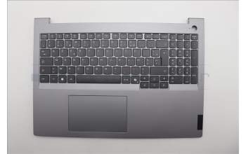 Lenovo 5CB1R08894 C-Cover with keyboard, French, Arctic Grey, Non-Backlight, U-series, US