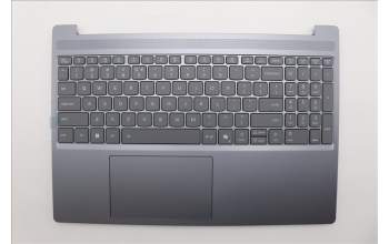 Lenovo 5CB1R08993 C-Cover with keyboard, US English Euro, Luna Grey, Backlight, US