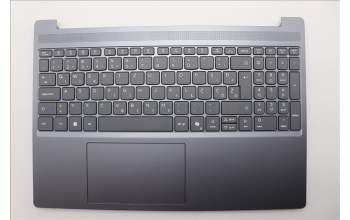 Lenovo 5CB1R22394 C-Cover with keyboard, Slovenian, Luna Grey, Non-Backlight, UK